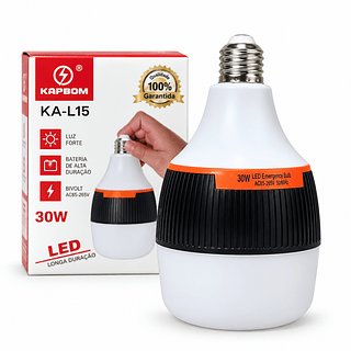 LAMPADA LED DE EMEGENCIA RECARREGAVEL