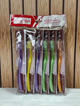 CARTELA COM 12 UNI DE ESCOVA DE DENTE