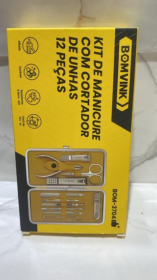 kit de manicure 12 pecas