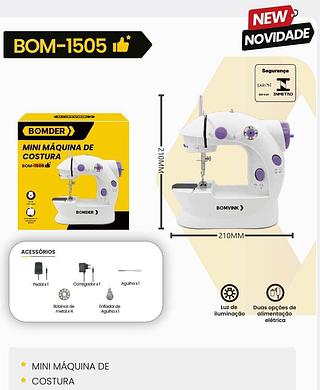 MINI MAQUINA DE COSTURA BOMVINK (00AL)