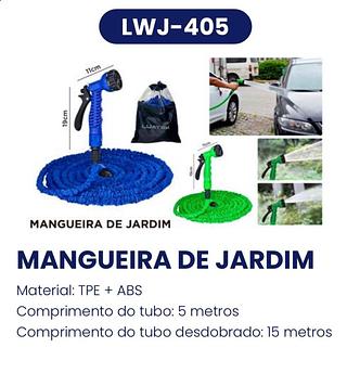 MANGUEIRA EXPANSÍVEL RETRÁTIL MÁGICA COM ENGATE RÁPIDO