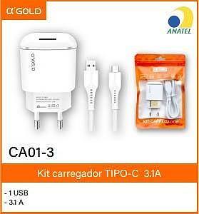CARREGADOR 3.1 TC AGOLD SAQUINHO