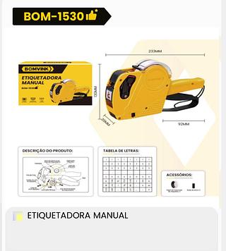 ETIQUETADORA MANUAL