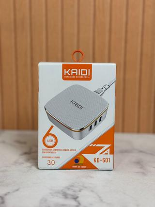 CARREGADOR COMPATIVEL COM USB AUTO - 10 COM 6 PORTAS USB