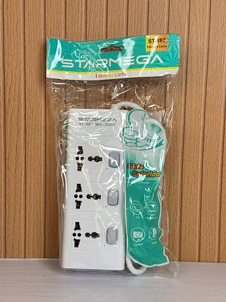 EXTENSAO BIVOLT COM BOTOES LIGA E DESLIGA