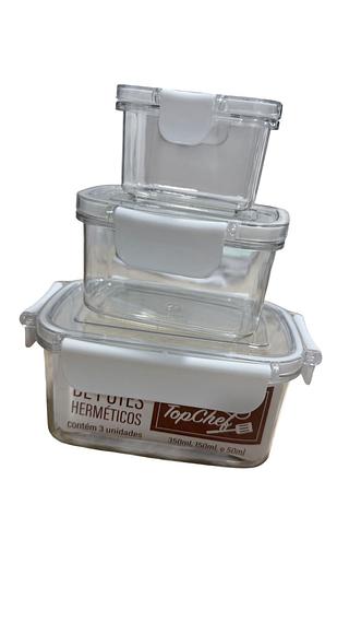 CONJUNTO DE POTES 3 PECAS