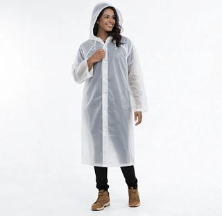 CAPA DE CHUVA COM CAPUZ REFORÇADA RESISTENTE TAMANHO ÚNICO