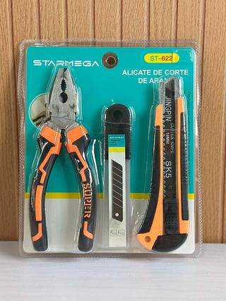 CONJUNTO DE FERRAMENTAS COM 3 PÇS