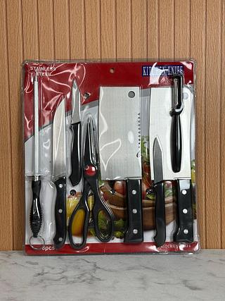 KIT CHURRASCO COM 8 PEÇAS