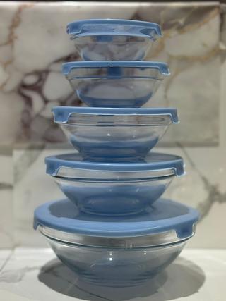 POTES DE VIDRO COM TAMPA