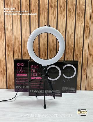 RING LIGHT COM SUPORTE PARA CELULA