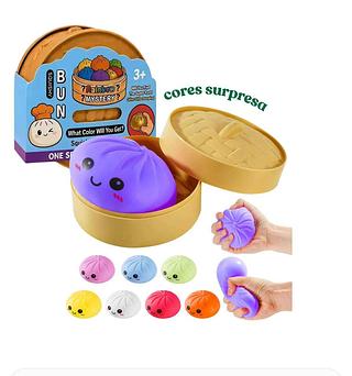 SQUISHY DUMPLING SURPRISE SEM BRILHO CAIXA COM 12 PEÇAS