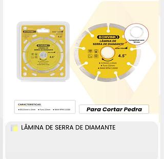 LAMPADA DE SERRA DE DIAMENTE PARA CORTAR PEDRA