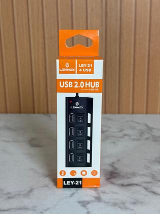 USB 2.0 HUB COM 4 ENTRADAS USB