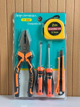 CONJUNTO DE FERRAMENTAS COM 5 PÇS