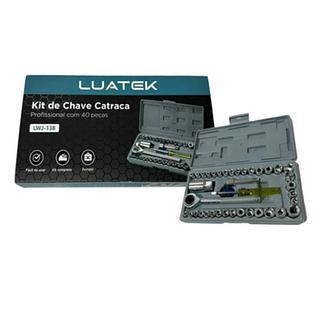 KIT DE CHAVE CATRACA METAL PROFISSIONAL COM 40 PÇS