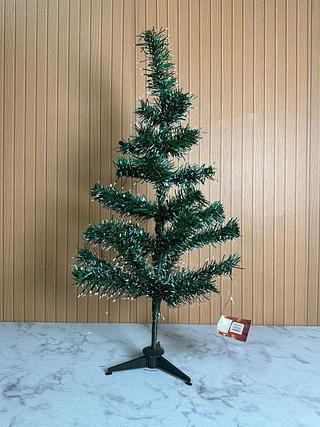 ARVORE DE NATAL CANADENSE MESCLADA NEVADA TAM 60 CM E 36 GALHOS