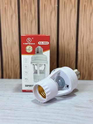 SUPORTE DE LAMPADA COM INDUÇAO INTELIGENTE E SENSSOR DE MOVIMENTO