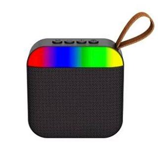 CAIXA DE SOM BLUETOOTH PORTÁTIL COM LUZES LED TWS 10W