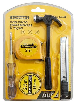 KIT FERRAMENTAS 5 PECAS