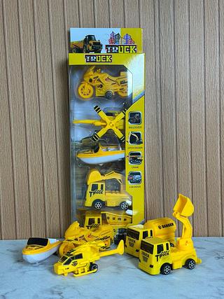 KIT COM 5 CARRINHOS FIREENGINE MULTICOLORIDO