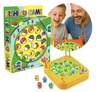 JOGO PEGA PEIXE ELETRÔNICO FISHING GAME-BRINQUEDO CLÁSSICO