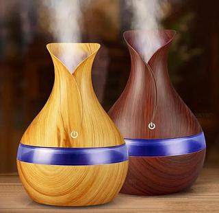 UMIDIFICADOR DE AR GRANDE 300 ML DIFUSOR DE AROMA LUZES LED USB