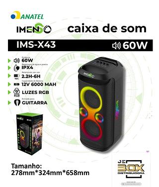 CAIXA DE SOM 60W TAM 278MM 324MM 658MM